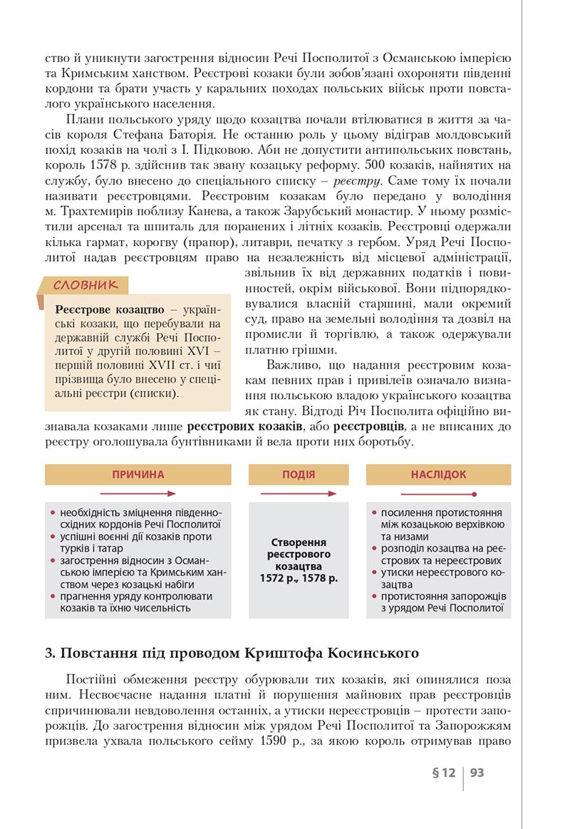 Сторінка 93 - Підручник Історія України 8 клас Власов 2021 - скачати онлайн
