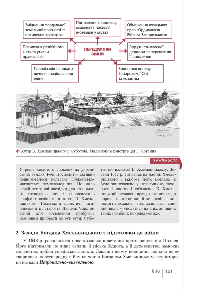Сторінка 121 - Підручник Історія України 8 клас Власов 2021 - скачати онлайн