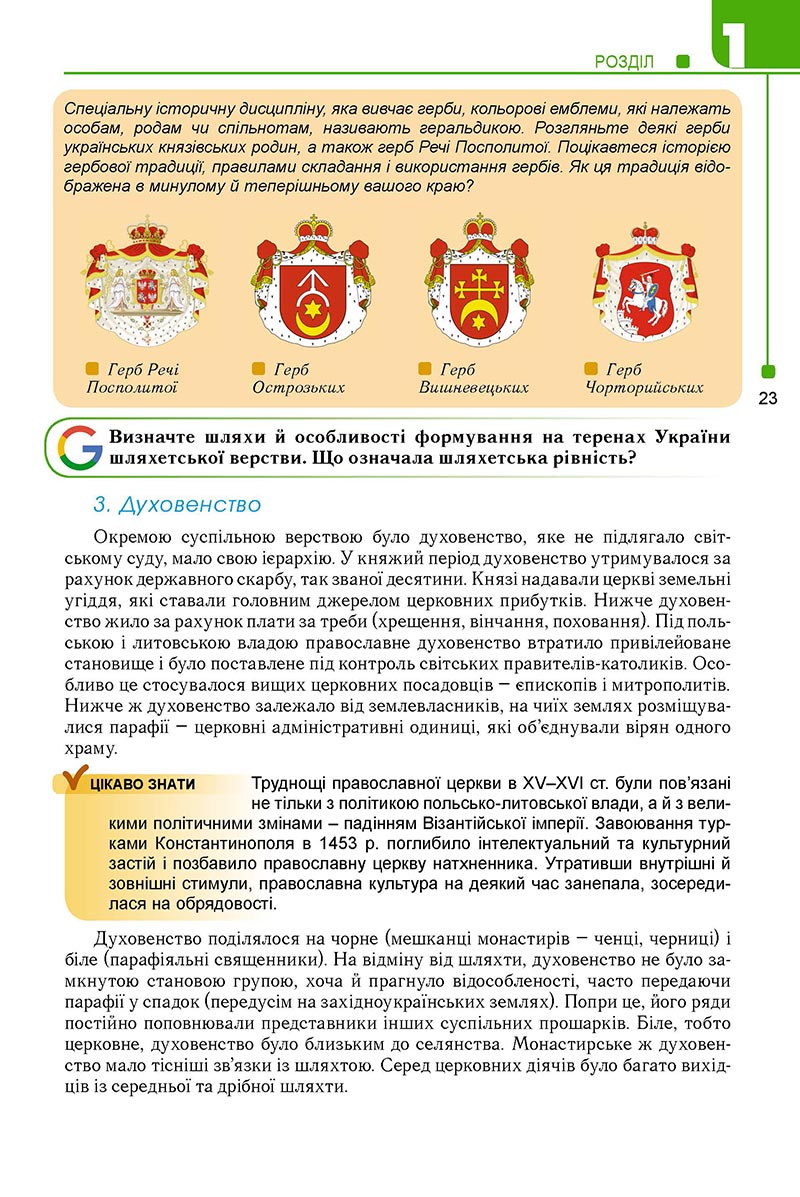 Сторінка 23 - Підручник Історія України 8 клас Мудрий 2021 - Поглиблений рівень