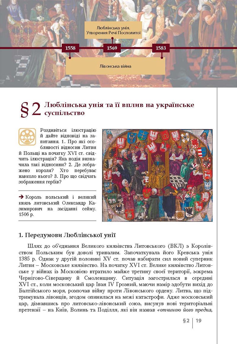 Сторінка 19 - Підручник Історія України 8 клас Власов 2021 - Поглиблений рівень