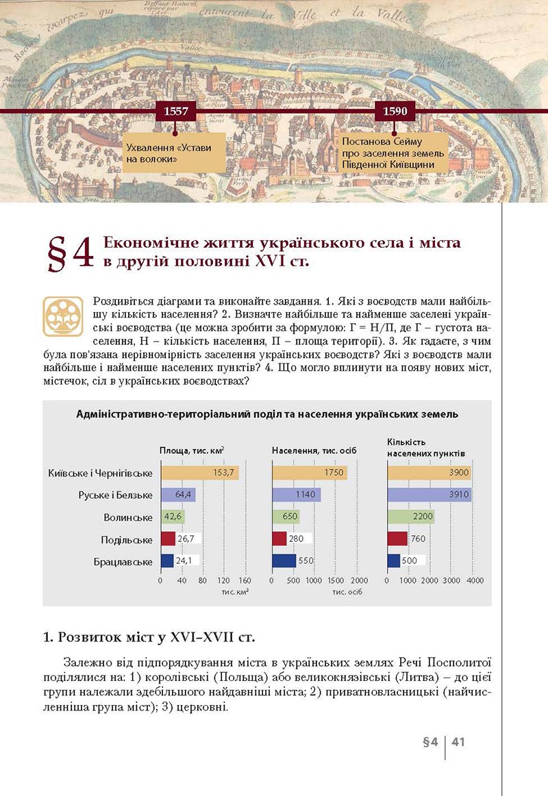 Сторінка 41 - Підручник Історія України 8 клас Власов 2021 - Поглиблений рівень
