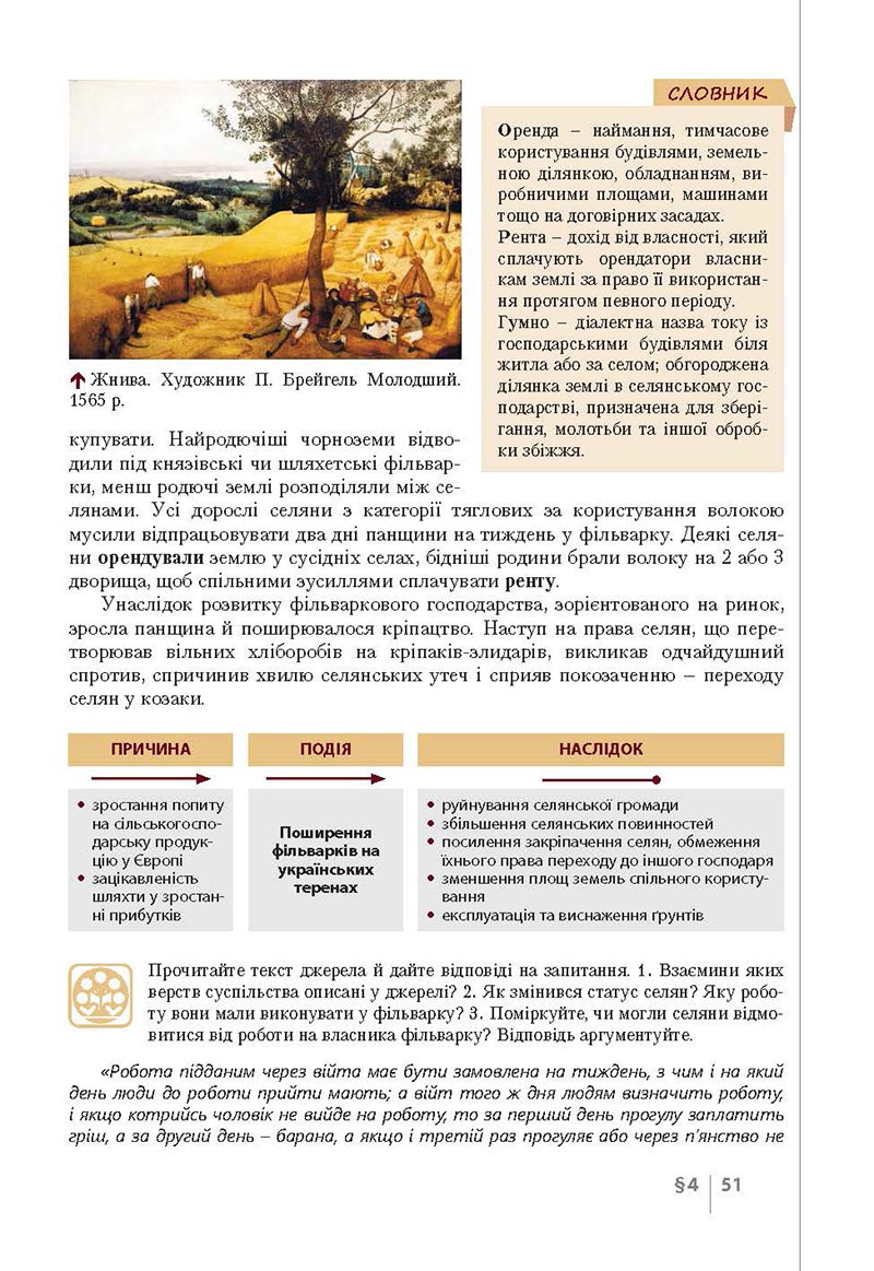 Сторінка 51 - Підручник Історія України 8 клас Власов 2021 - Поглиблений рівень