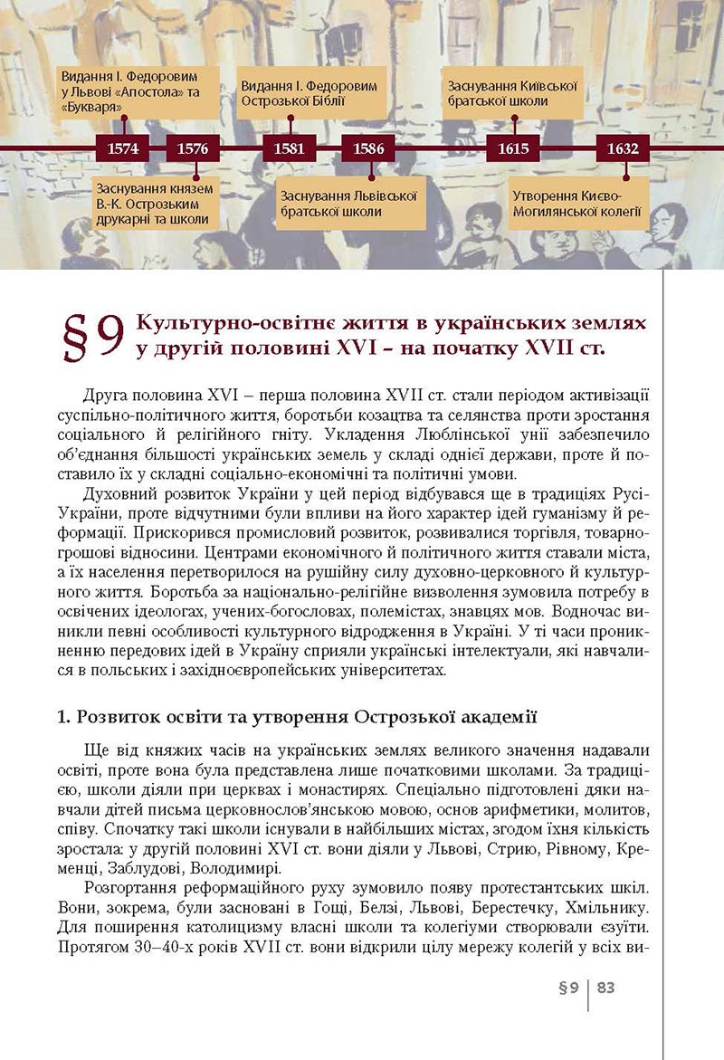 Сторінка 83 - Підручник Історія України 8 клас Власов 2021 - Поглиблений рівень
