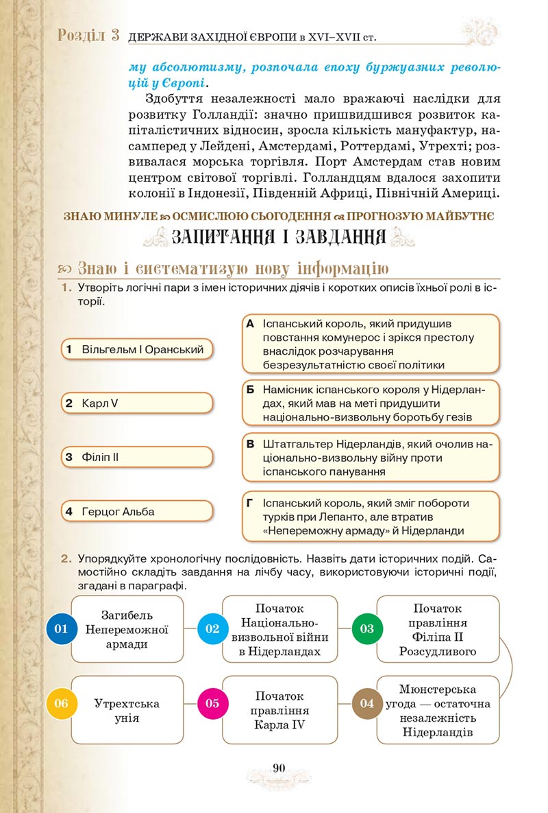 Сторінка 90 - Підручник Всесвітня історія 8 клас Щупак 2021 - скачати онлайн