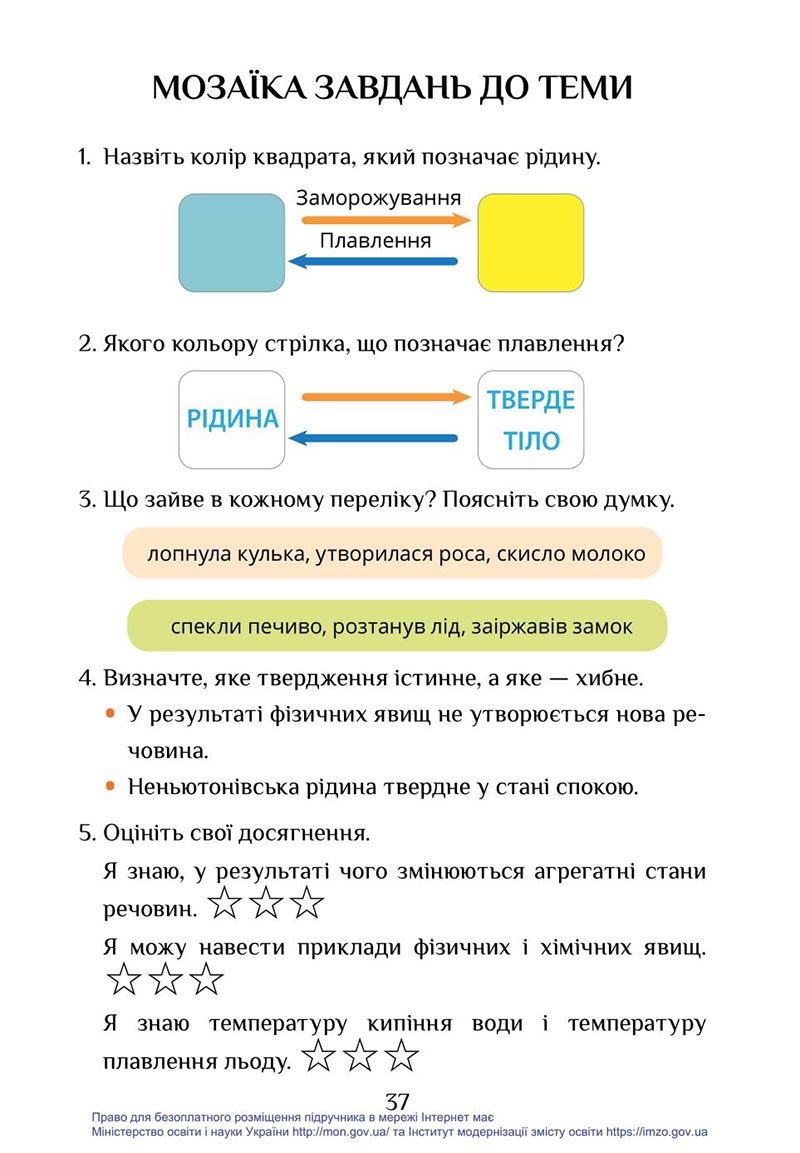 Сторінка 37 - Підручник Я досліджую світ 4 клас Воронцова Пономаренко 2021 - скачати