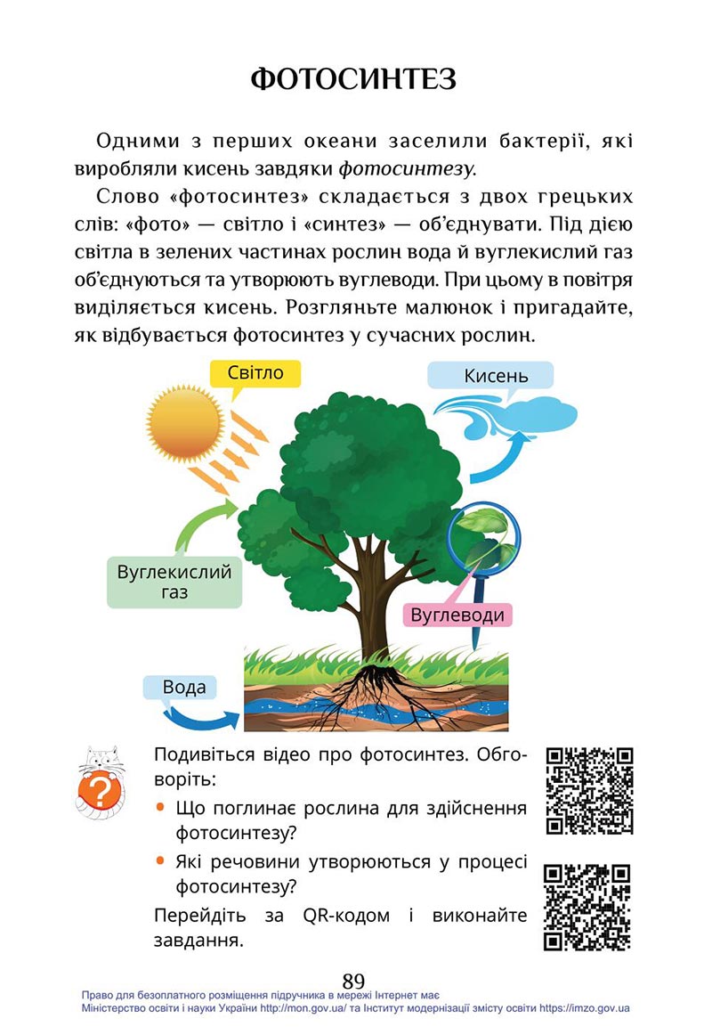 Сторінка 89 - Підручник Я досліджую світ 4 клас Воронцова Пономаренко 2021 - скачати