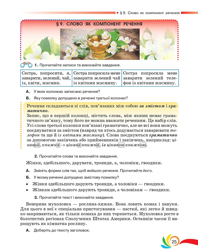 Сторінка 25 - Підручник Українська мова 5 клас Авраменко 2022 - скачати, читати онлайн