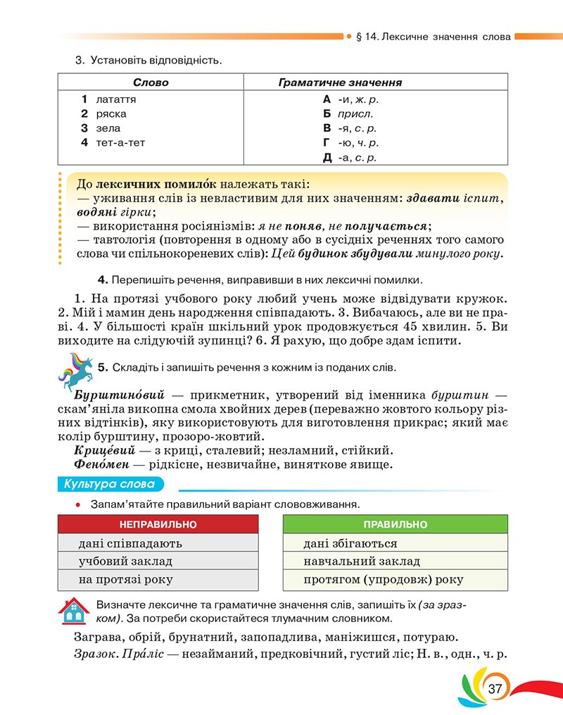 Сторінка 37 - Підручник Українська мова 5 клас Авраменко 2022 - скачати, читати онлайн