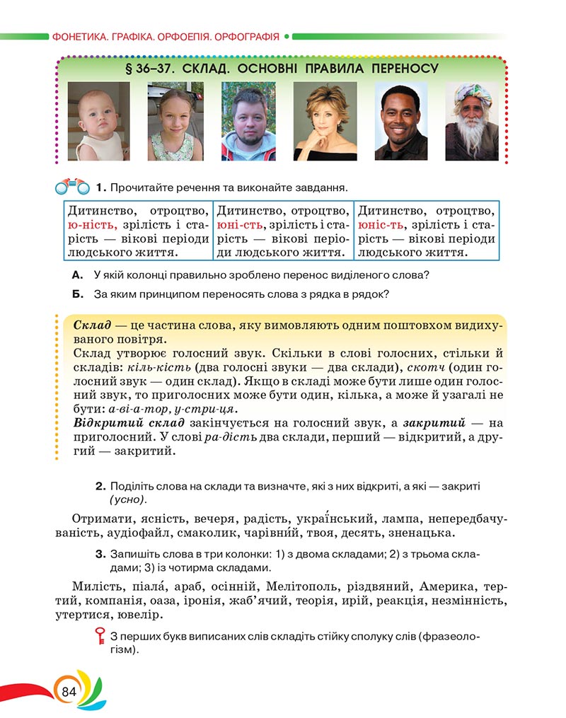 Сторінка 84 - Підручник Українська мова 5 клас Авраменко 2022 - скачати, читати онлайн