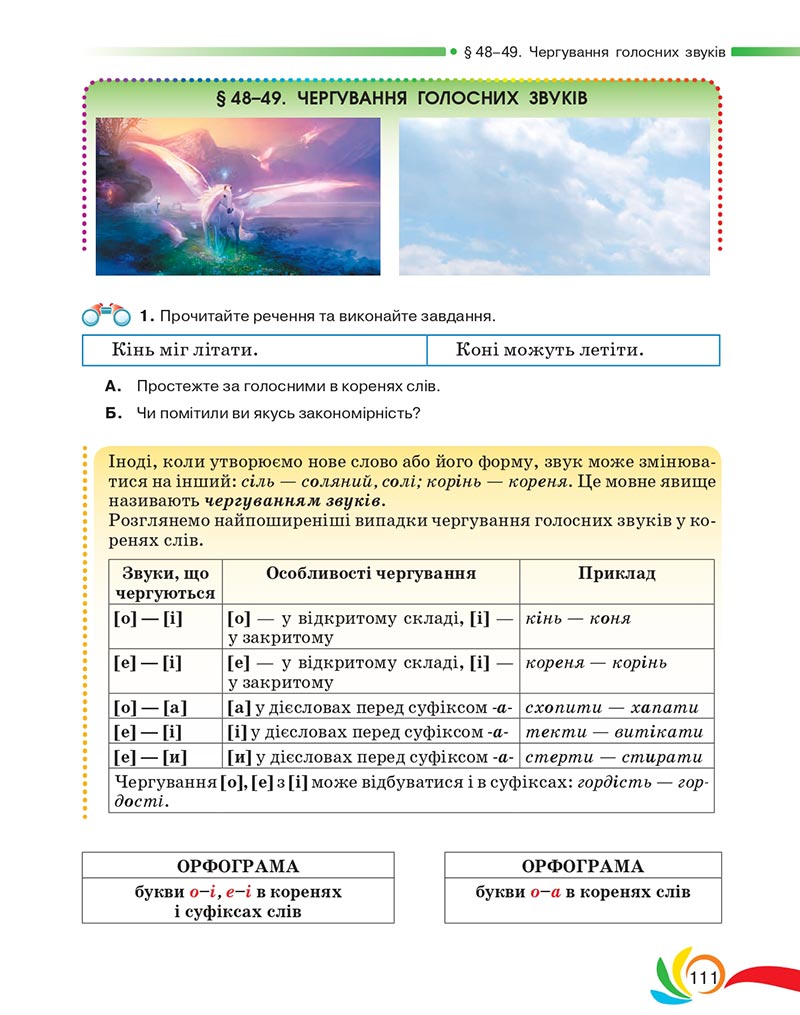 Сторінка 111 - Підручник Українська мова 5 клас Авраменко 2022 - скачати, читати онлайн