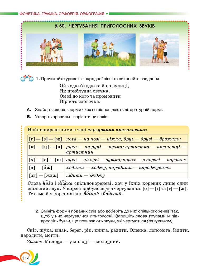 Сторінка 114 - Підручник Українська мова 5 клас Авраменко 2022 - скачати, читати онлайн