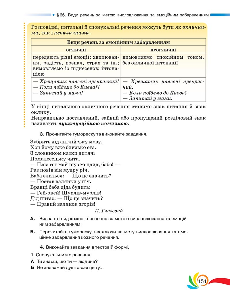 Сторінка 151 - Підручник Українська мова 5 клас Авраменко 2022 - скачати, читати онлайн