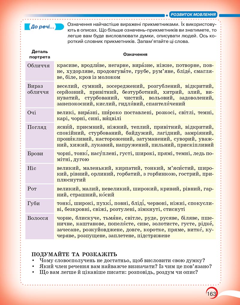 Сторінка 163 - Підручник Українська мова 5 клас Авраменко 2022 - скачати, читати онлайн