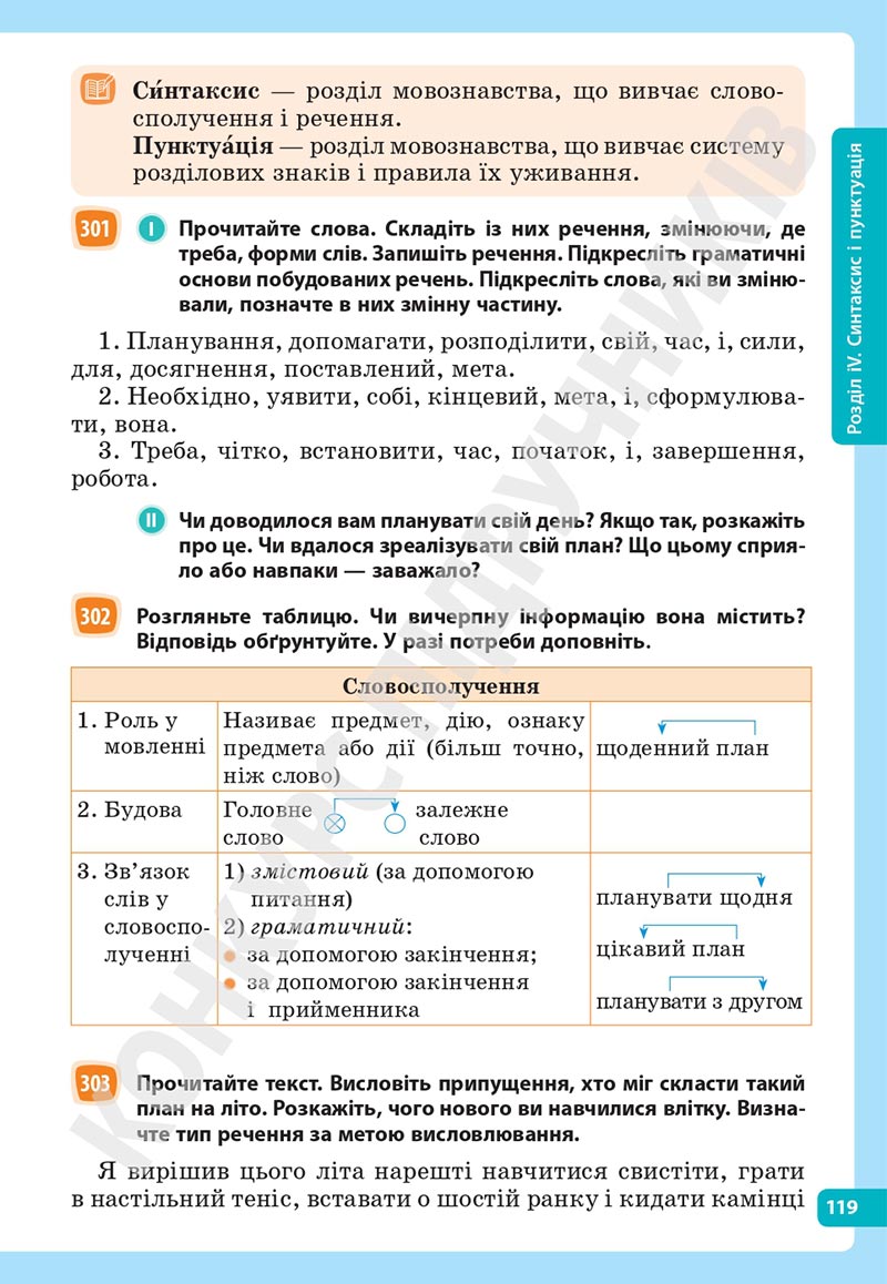 Сторінка 119 - Підручник Українська мова 5 клас Голуб Горошкіна 2022 - скачати, читати онлайн