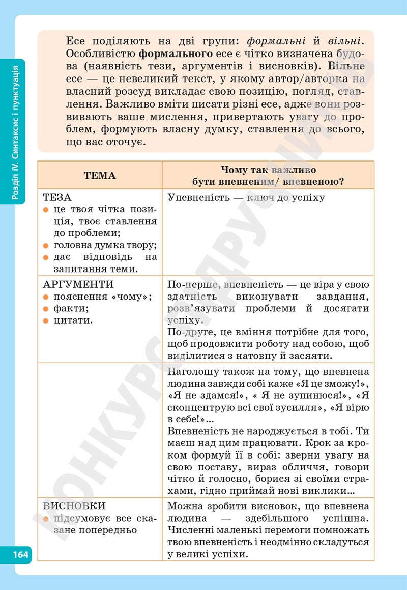Сторінка 164 - Підручник Українська мова 5 клас Голуб Горошкіна 2022 - скачати, читати онлайн