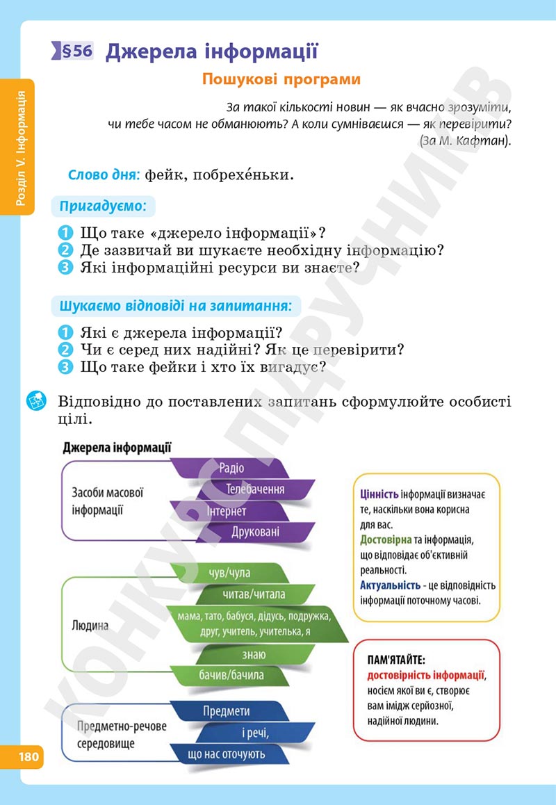 Сторінка 180 - Підручник Українська мова 5 клас Голуб Горошкіна 2022 - скачати, читати онлайн