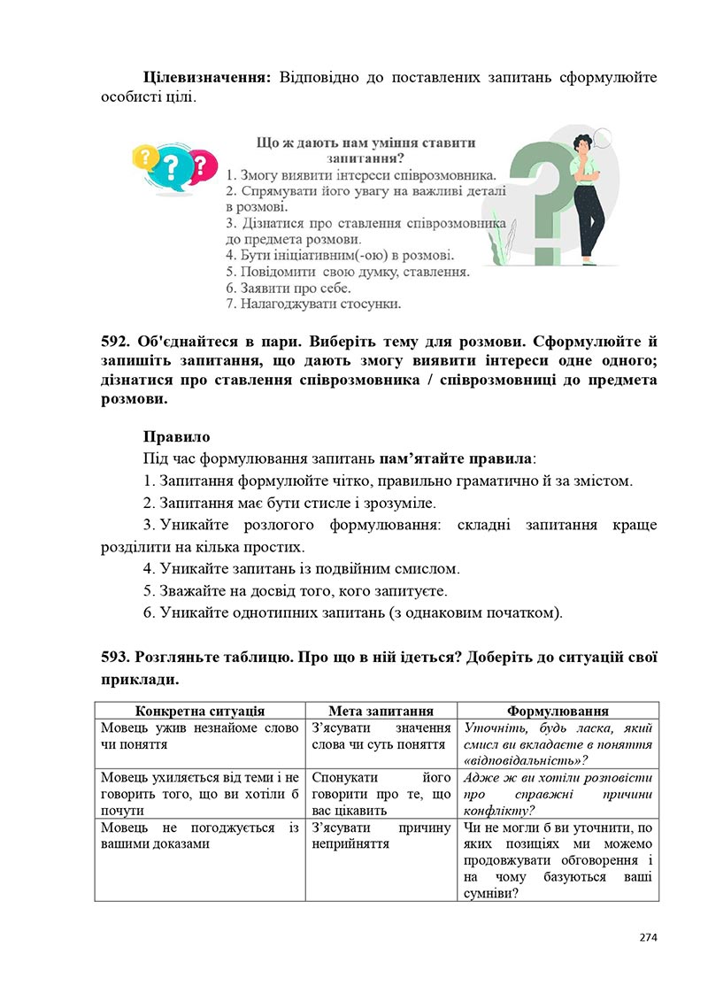 Сторінка 274 - Підручник Українська мова 5 клас Голуб Горошкіна 2022 - скачати, читати онлайн