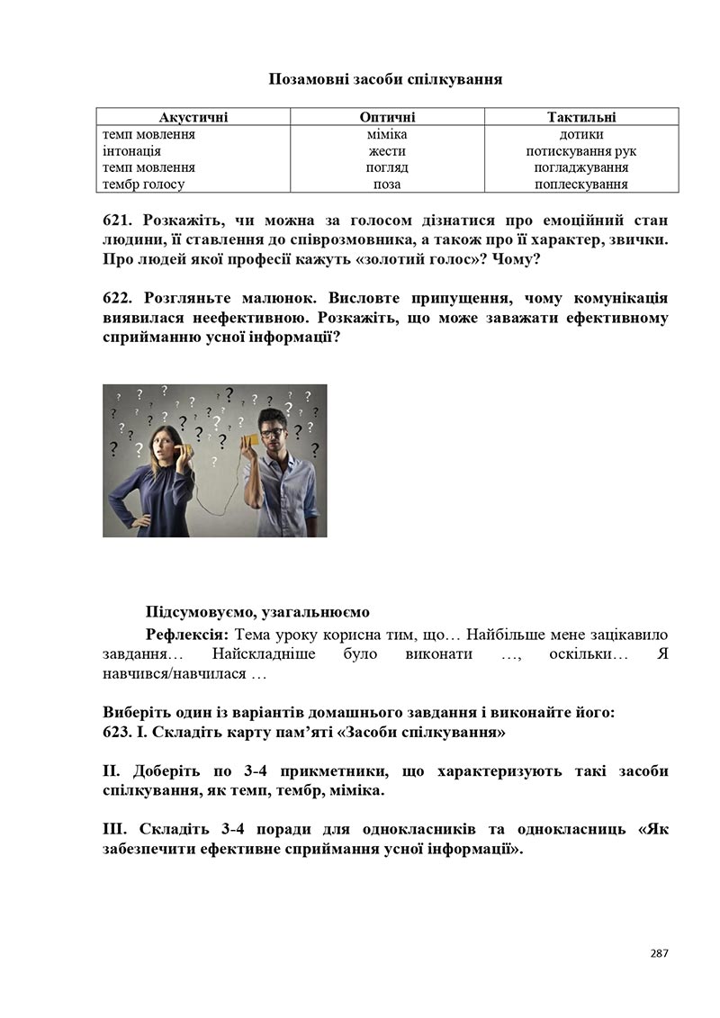 Сторінка 287 - Підручник Українська мова 5 клас Голуб Горошкіна 2022 - скачати, читати онлайн