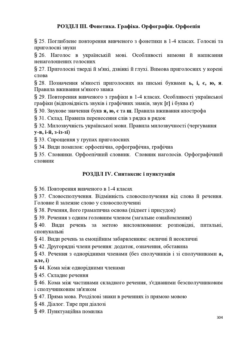 Сторінка 304 - Підручник Українська мова 5 клас Голуб Горошкіна 2022 - скачати, читати онлайн