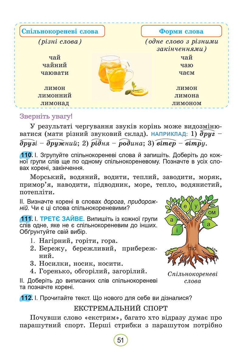 Сторінка 51 - Підручник Українська мова 5 клас Заболотний 2022 - скачати, читати онлайн