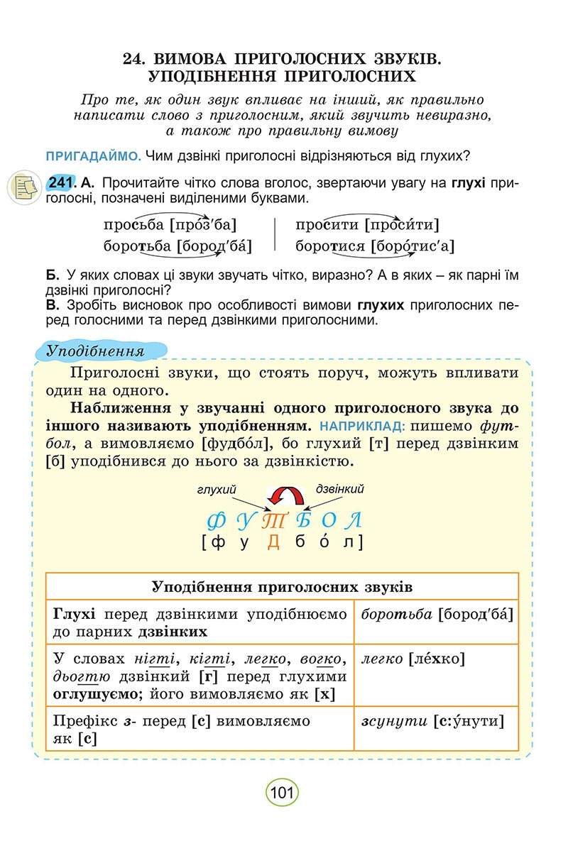Сторінка 101 - Підручник Українська мова 5 клас Заболотний 2022 - скачати, читати онлайн