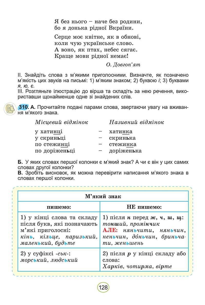 Сторінка 128 - Підручник Українська мова 5 клас Заболотний 2022 - скачати, читати онлайн