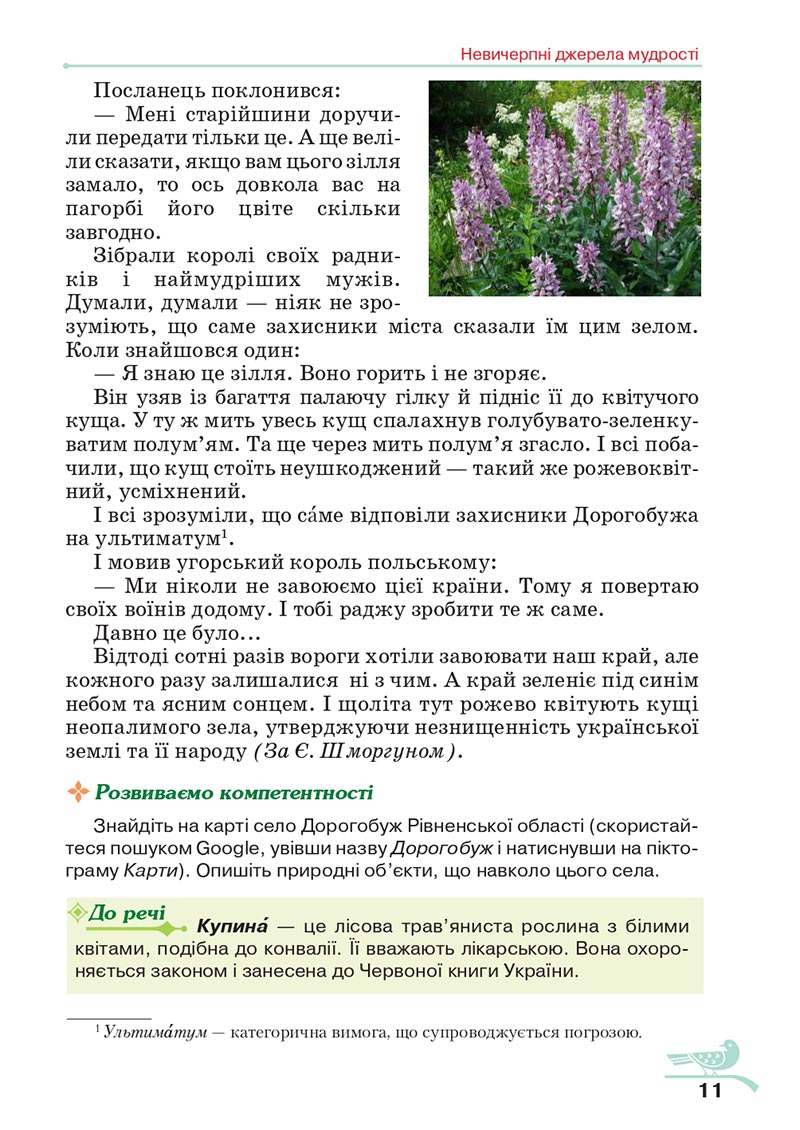 Сторінка 11 - Підручник Українська література 5 клас Авраменко 2022 - скачати, читати онлайн