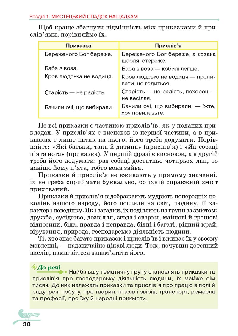 Сторінка 30 - Підручник Українська література 5 клас Авраменко 2022 - скачати, читати онлайн
