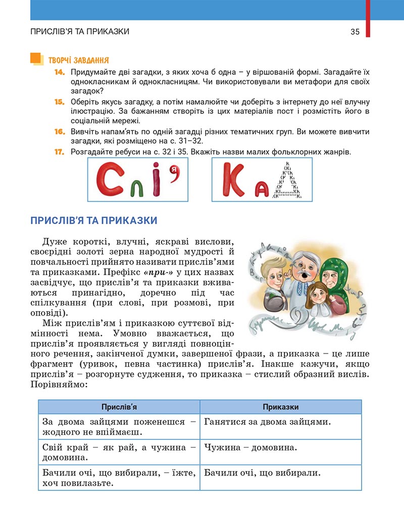 Сторінка 35 - Підручник Українська література 5 клас Заболотний 2022 - скачати, читати онлайн