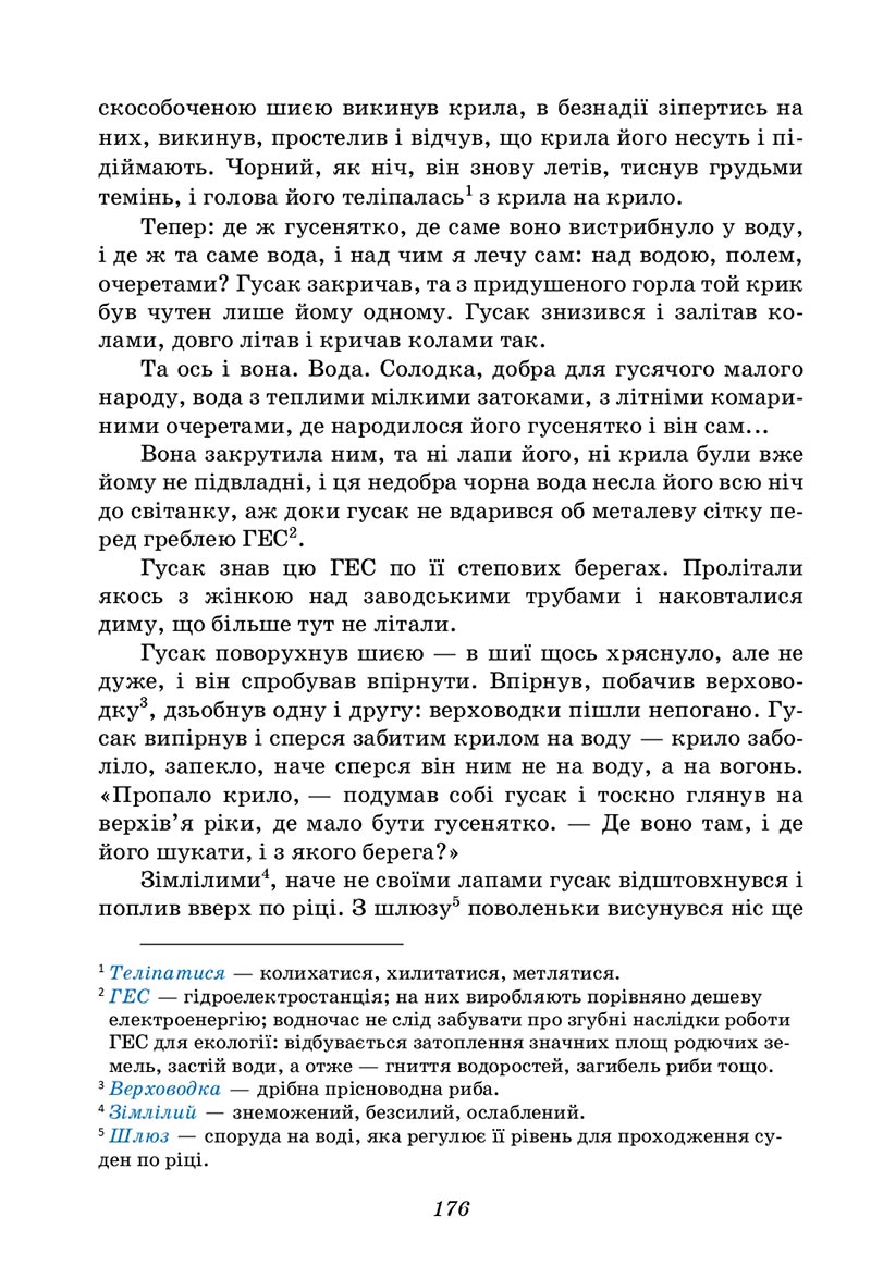 Сторінка 176 - Підручник Українська література 5 клас Калинич 2022 - скачати, читати онлайн