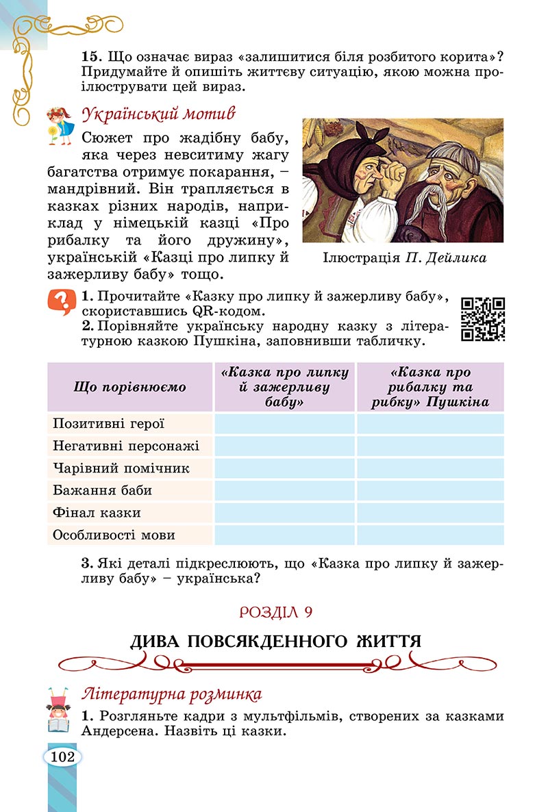 Сторінка 102 - Підручник Зарубіжна література 5 клас Волощук - скачати, читати онлайн