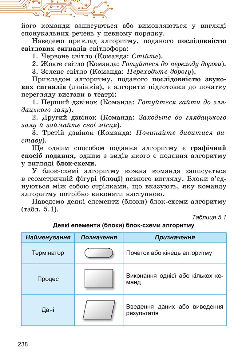 Сторінка 238 - Підручник Інформатика 5 клас Ривкінд 2022 - скачати, читати онлайн