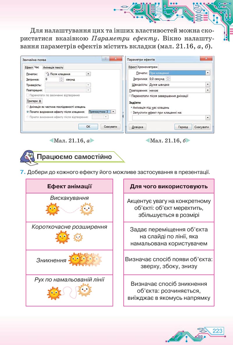 Сторінка 223 - Підручник Інформатика 5 клас Морзе 2022 - скачати, читати онлайн