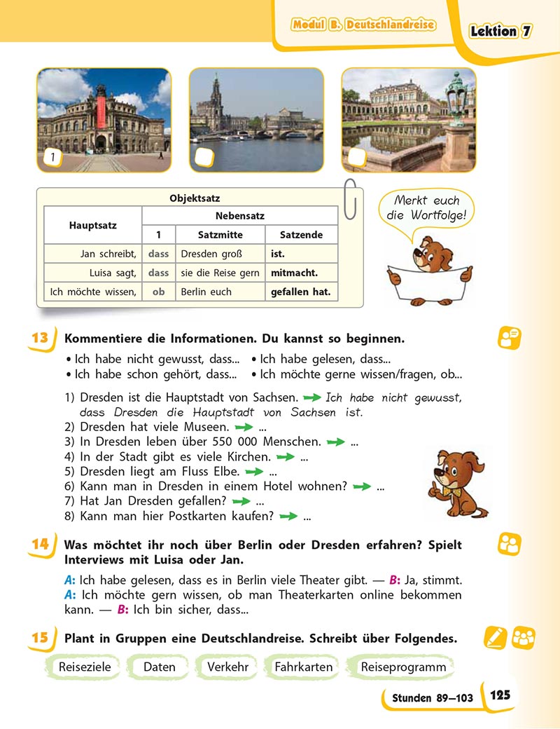 Сторінка 125 - Підручник Німецька мова 5 клас Сотникова 2022 - 5 рік навчання