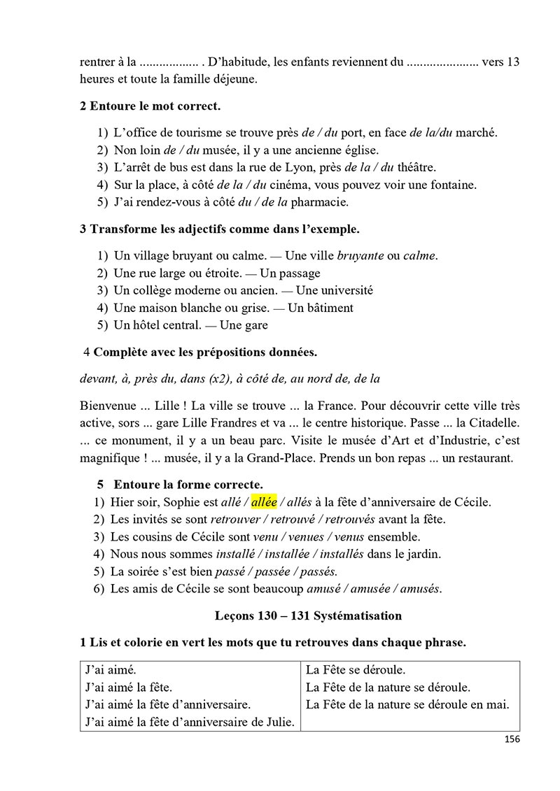 Сторінка 156 - Підручник Французька мова 5 клас Ураєва 2022 - 5-й рік навчання