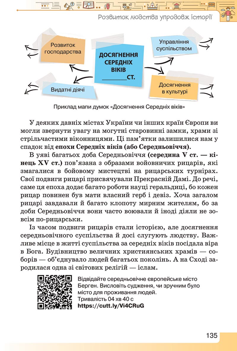 Сторінка 135 - Підручник Вступ до історії України 5 клас Щупак 2022 - скачати, читати онлайн