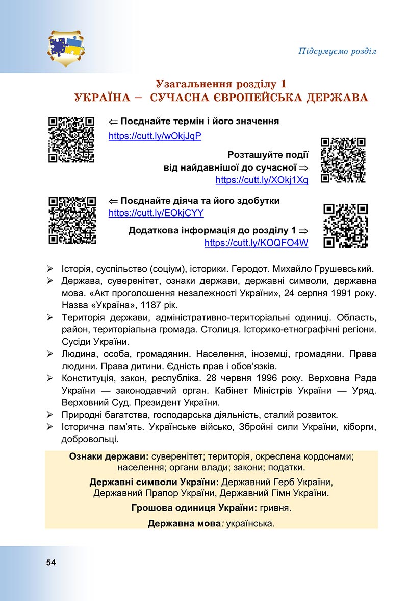 Сторінка 54 - Підручник Досліджуємо історію і суспільство Васильків 2022 - скачати, читати онлайн