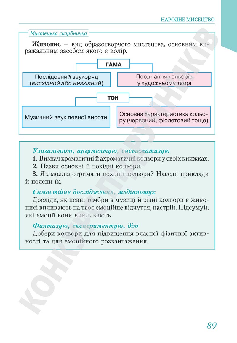 Сторінка 89 - Підручник Мистецтво 5 клас Масол 2022 - скачати, читати онлайн