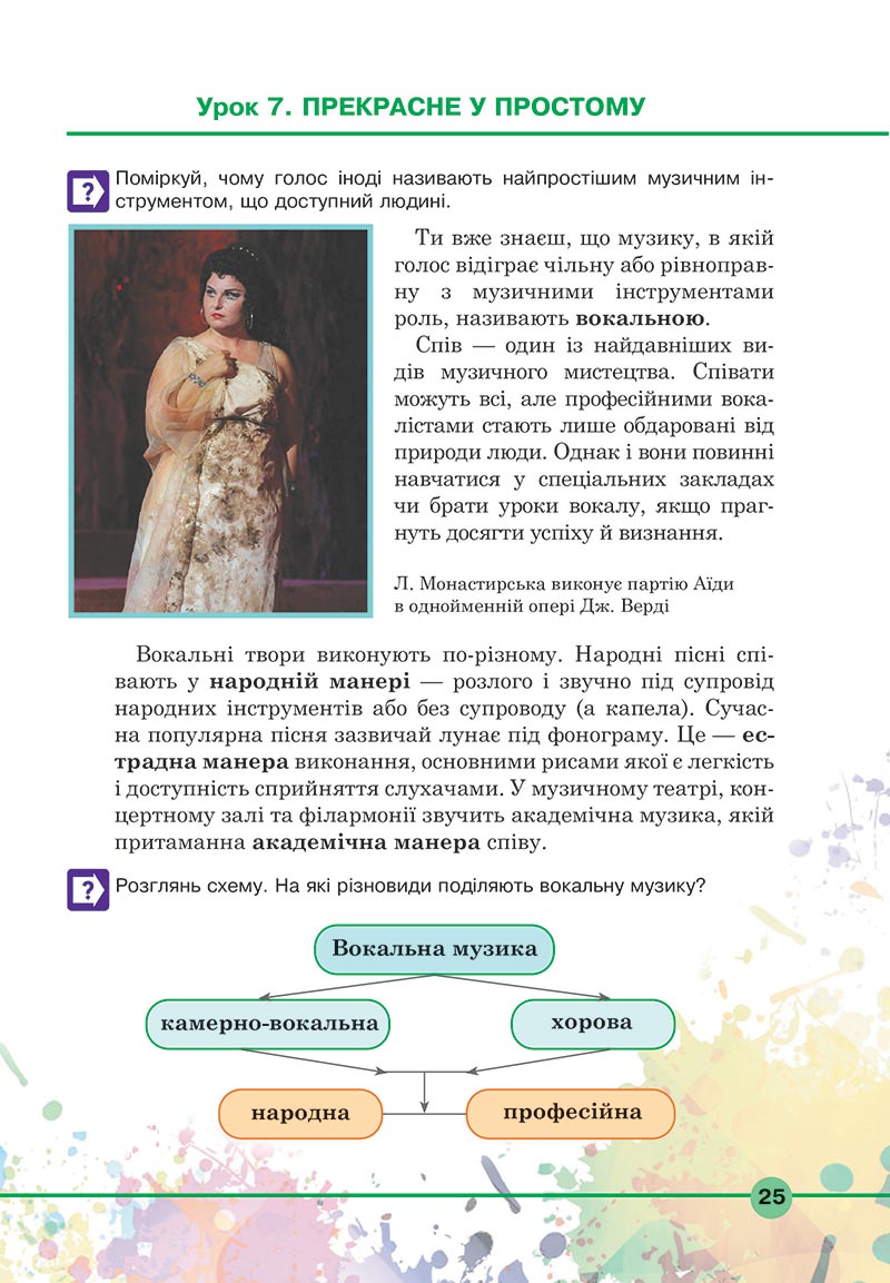 Сторінка 25 - Підручник Мистецтво 5 клас Кондратова 2022 - скачати, читати онлайн