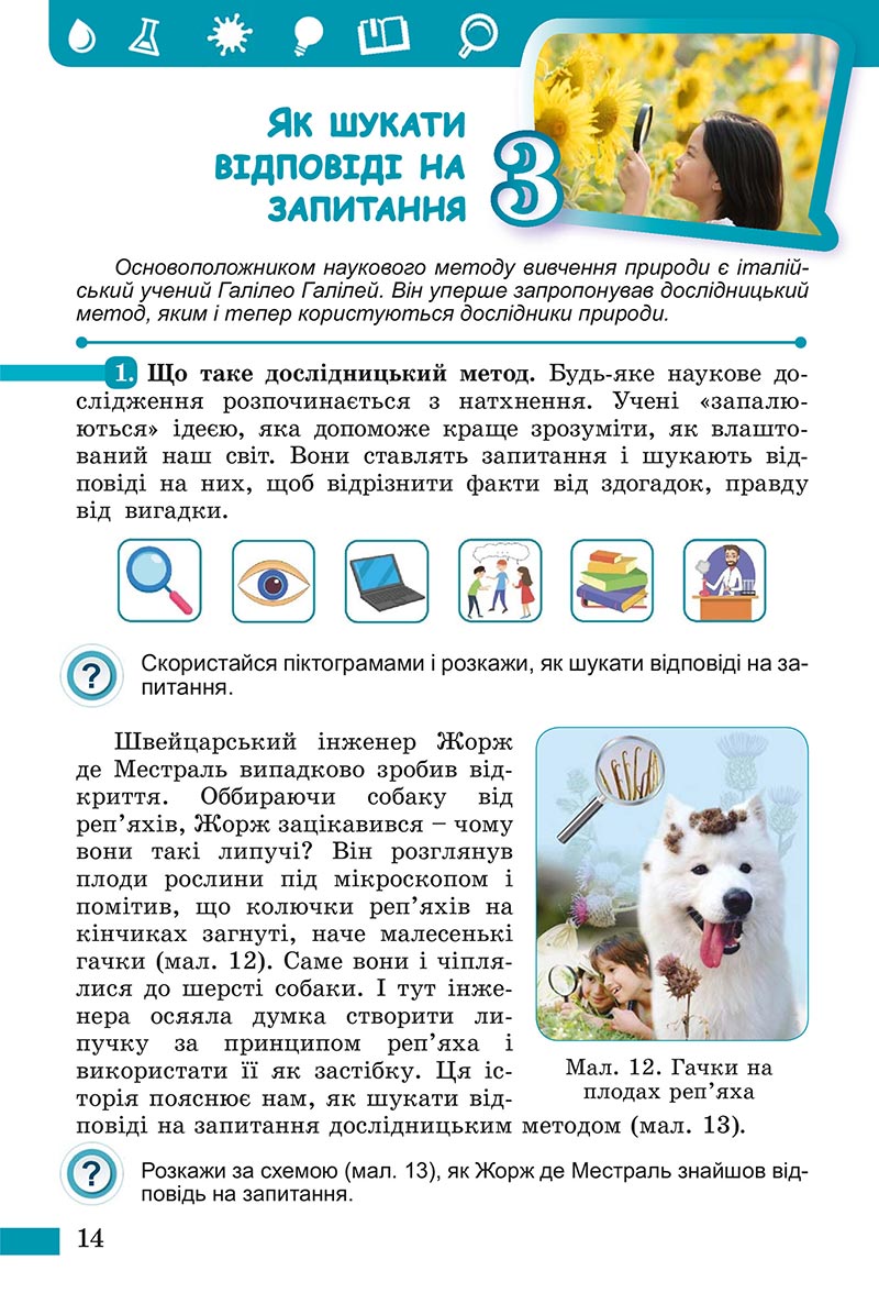 Сторінка 14 - Підручник Пізнаємо природу Біда Гільберг 2022 - скачати, читати онлайн