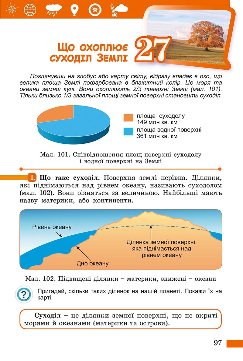 Сторінка 97 - Підручник Пізнаємо природу Біда Гільберг 2022 - скачати, читати онлайн