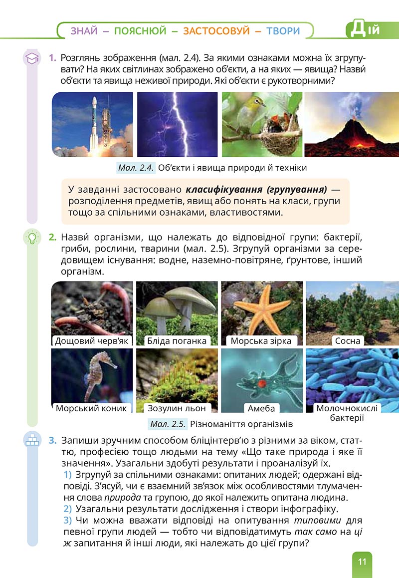 Сторінка 11 - Підручник Природничі науки 5 клас Засєкіна 2022 - скачати, читати онлайн
