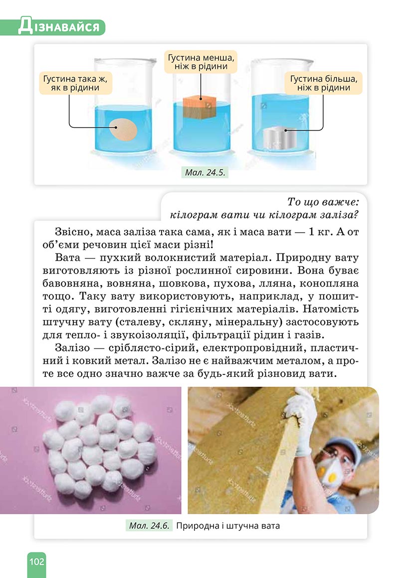 Сторінка 102 - Підручник Природничі науки 5 клас Засєкіна 2022 - скачати, читати онлайн