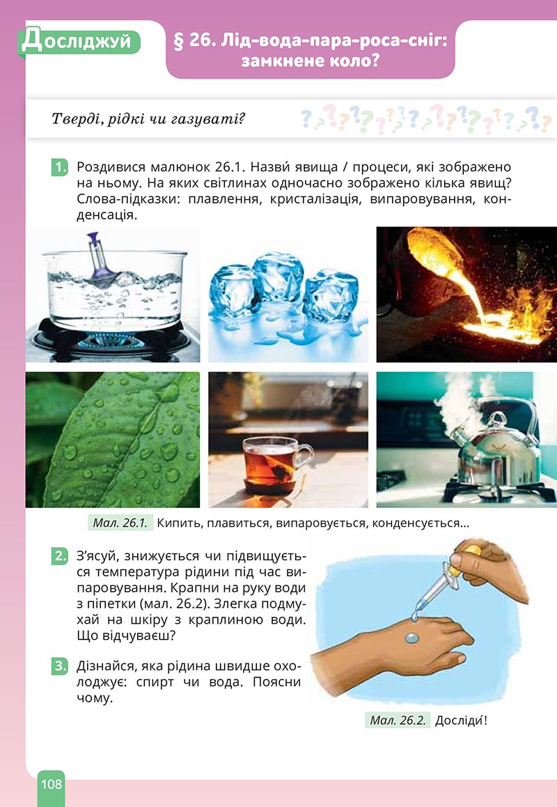 Сторінка 108 - Підручник Природничі науки 5 клас Засєкіна 2022 - скачати, читати онлайн