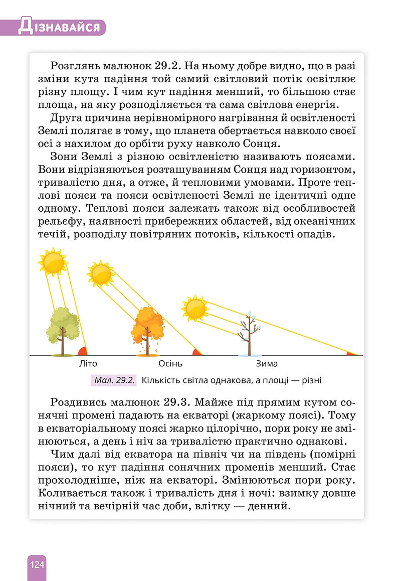 Сторінка 124 - Підручник Природничі науки 5 клас Засєкіна 2022 - скачати, читати онлайн