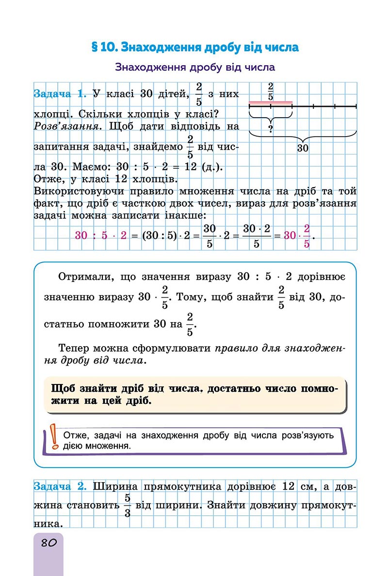 Сторінка 80 - Підручник Математика 6 клас Істер 2023 - Частина 1 НУШ