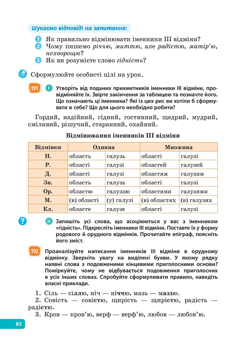 Сторінка 82 - Підручник Українська мова 6 клас Голуб 2023 НУШ