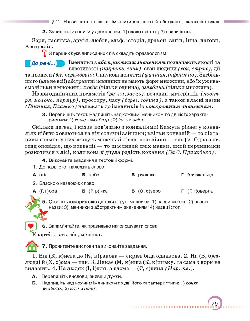 Сторінка 79 - Підручник Українська мова 6 клас Авраменко 2023 НУШ