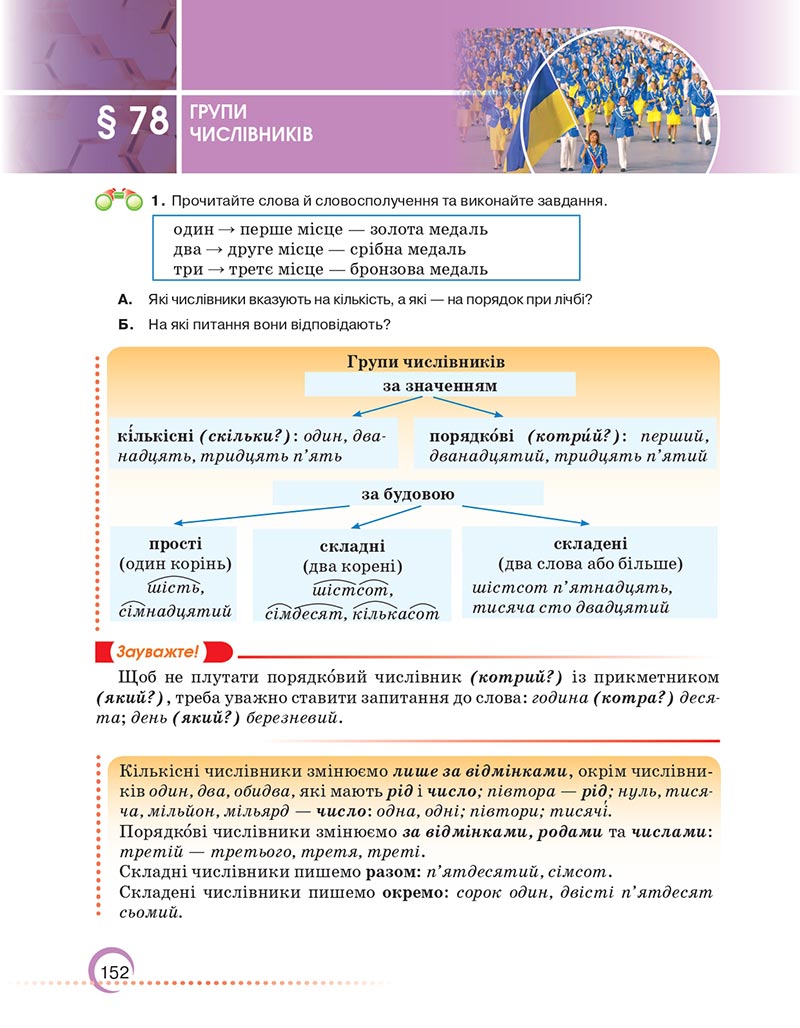 Сторінка 152 - Підручник Українська мова 6 клас Авраменко 2023 НУШ
