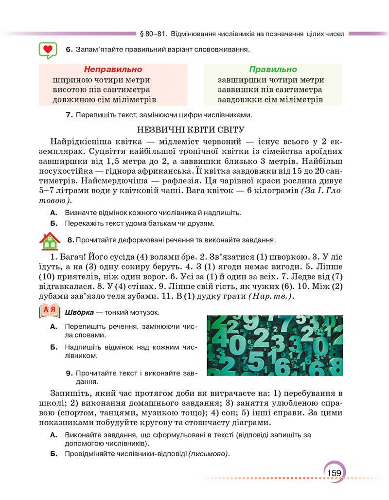 Сторінка 159 - Підручник Українська мова 6 клас Авраменко 2023 НУШ